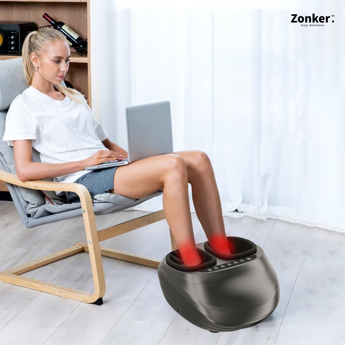Zonker Foot Massager Heating Therapy
