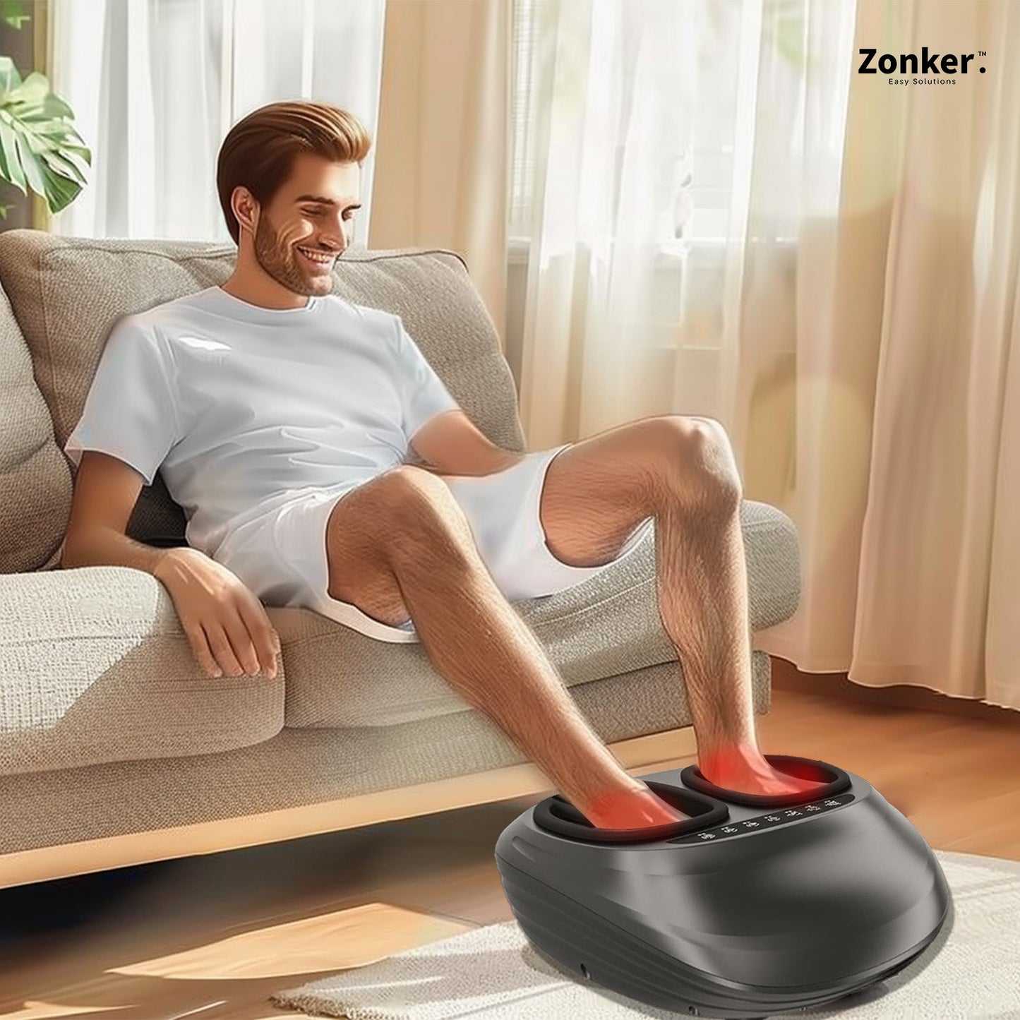 Zonker Foot Massager Heating Therapy