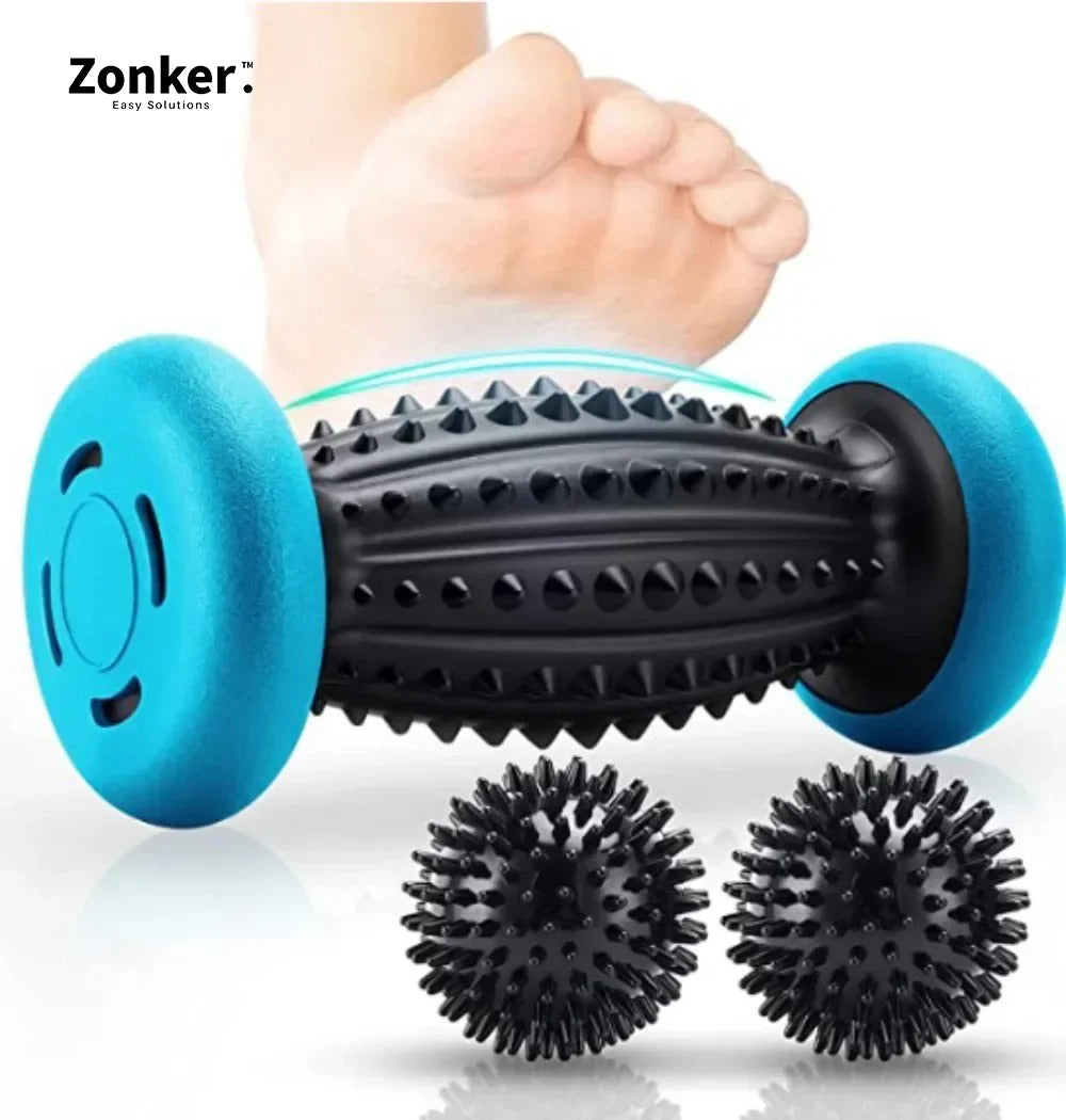 Deep Tissue Foot & Muscle Relief Roller | Eases Plantar Fasciitis, Arch Pain & Fatigue