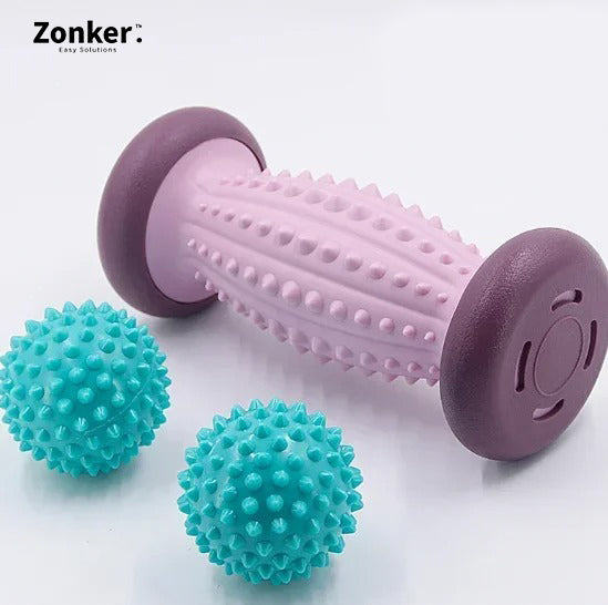 Deep Tissue Foot & Muscle Relief Roller | Eases Plantar Fasciitis, Arch Pain & Fatigue