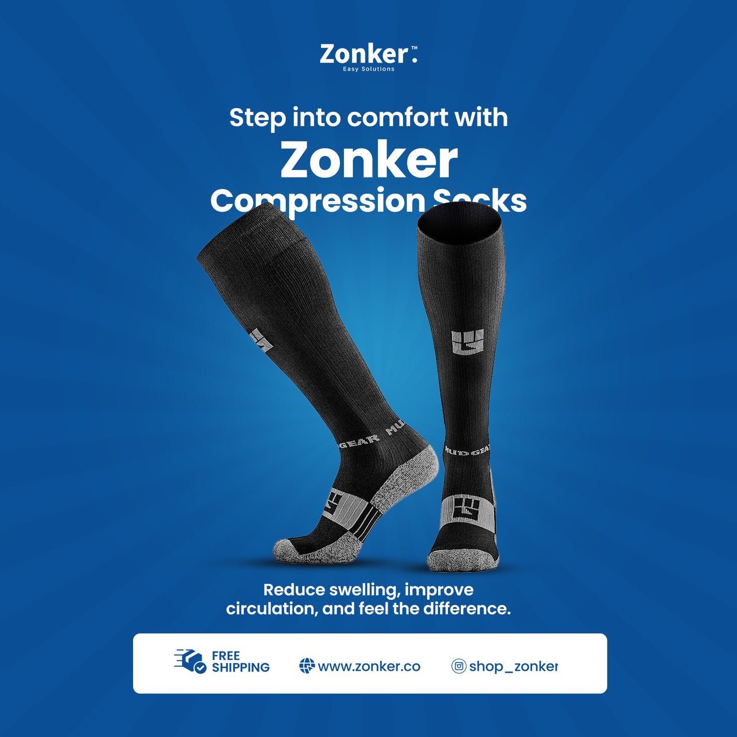 Shop Zonker Compression Socks