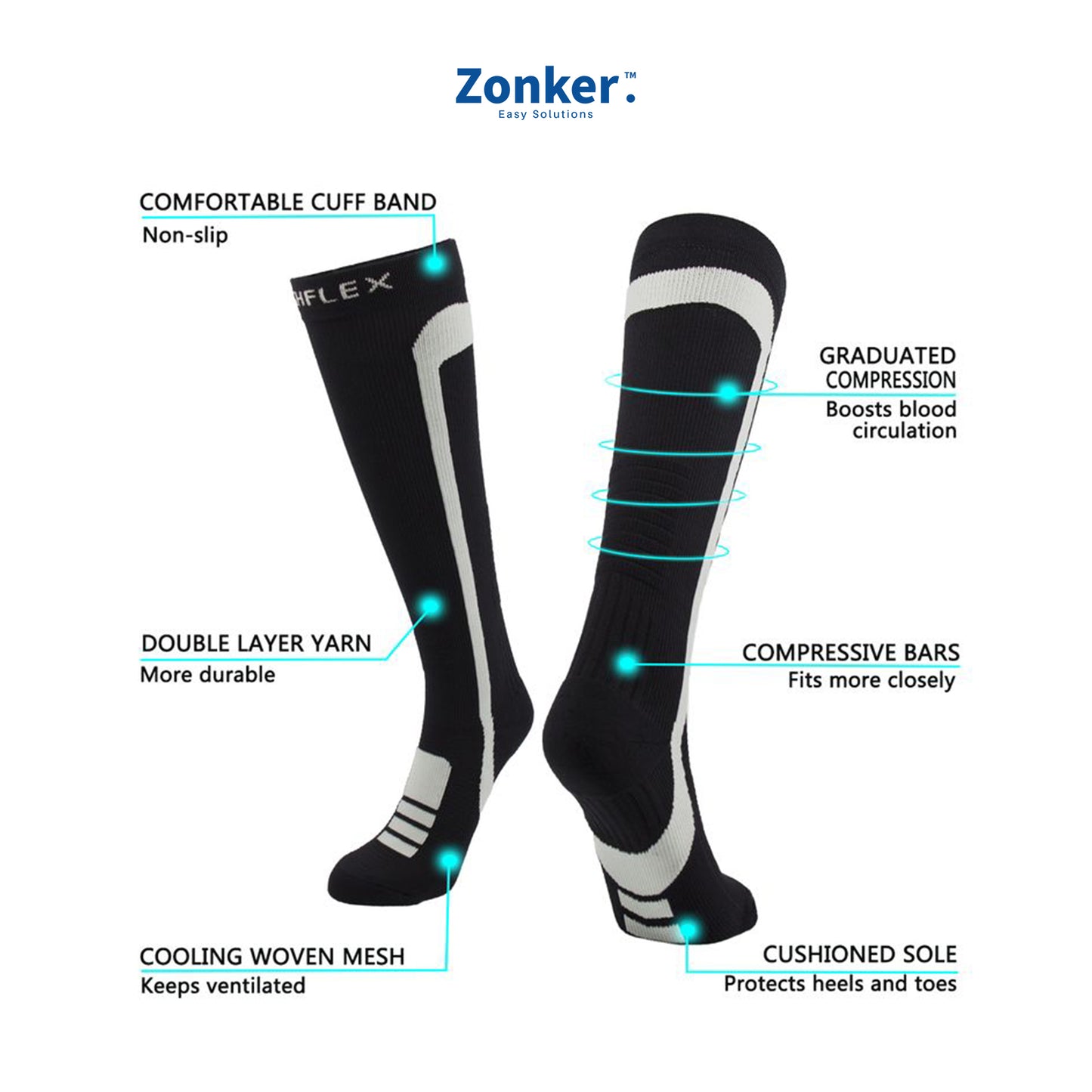 Shop Zonker Compression Socks