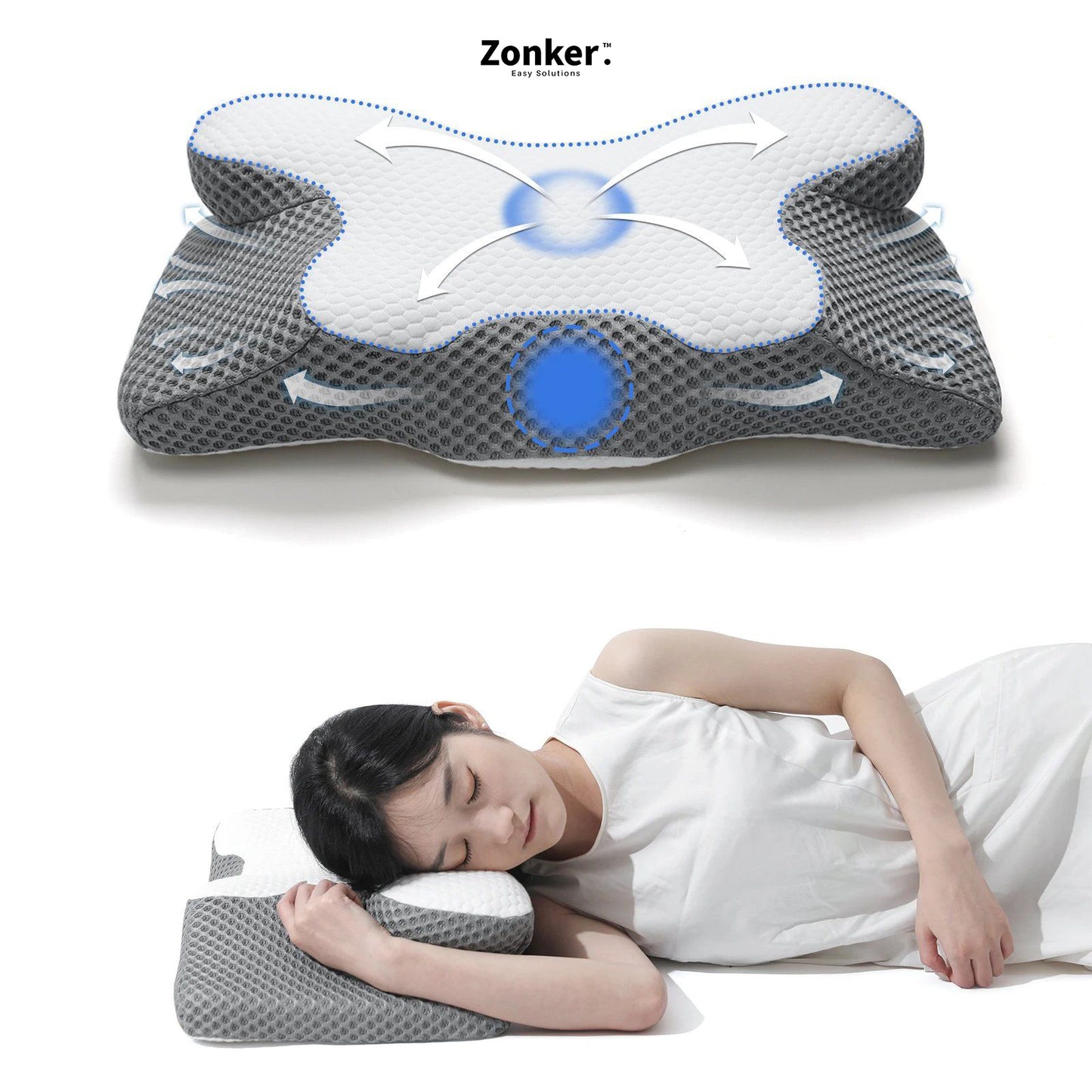Zonker Memory Foam Neck Pillow