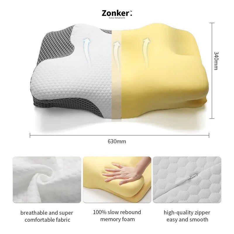Zonker Memory Foam Neck Pillow