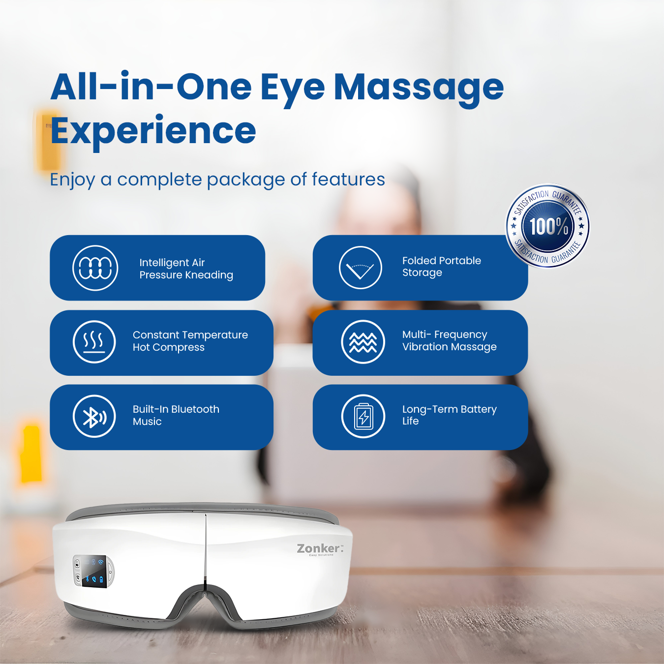 Smart Airbag Vibration Eye Massager