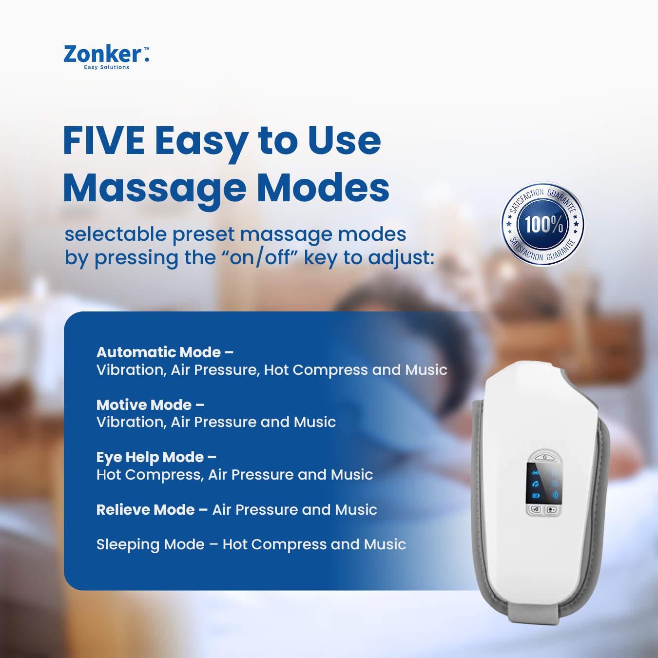 Smart Airbag Vibration Eye Massager