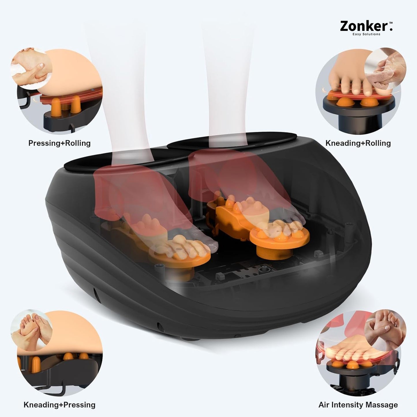 Zonker Foot Massager Heating Therapy