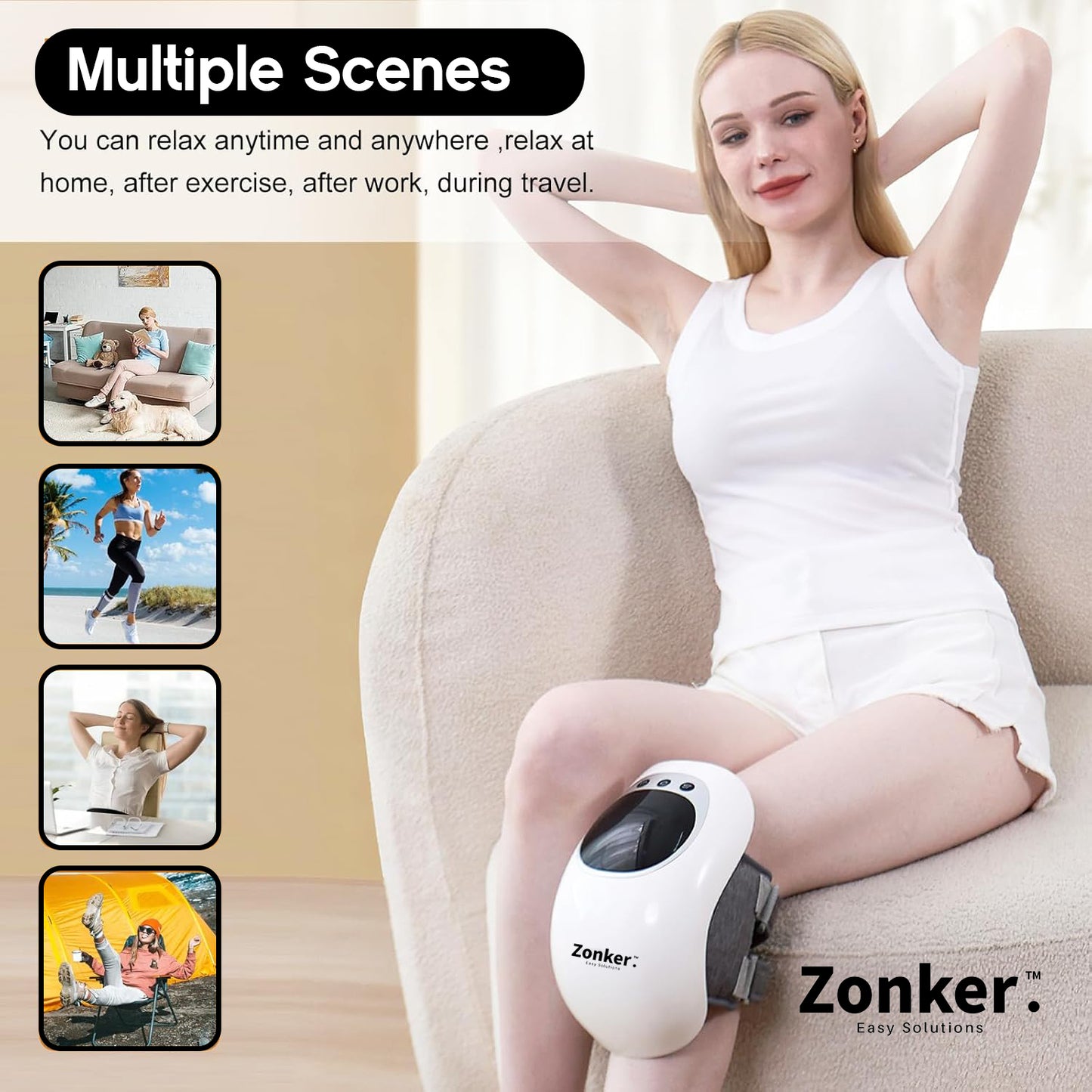 Smart Physiotherapy Heating Press Knee Massager