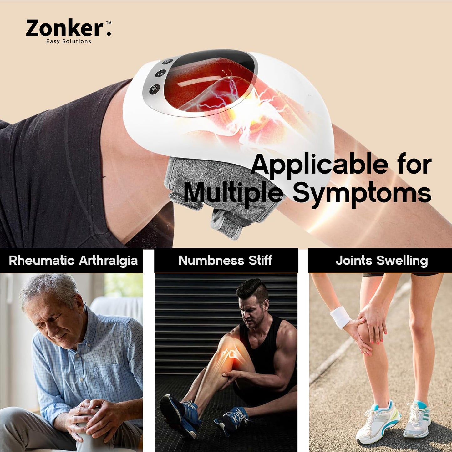 Smart Physiotherapy Heating Press Knee Massager